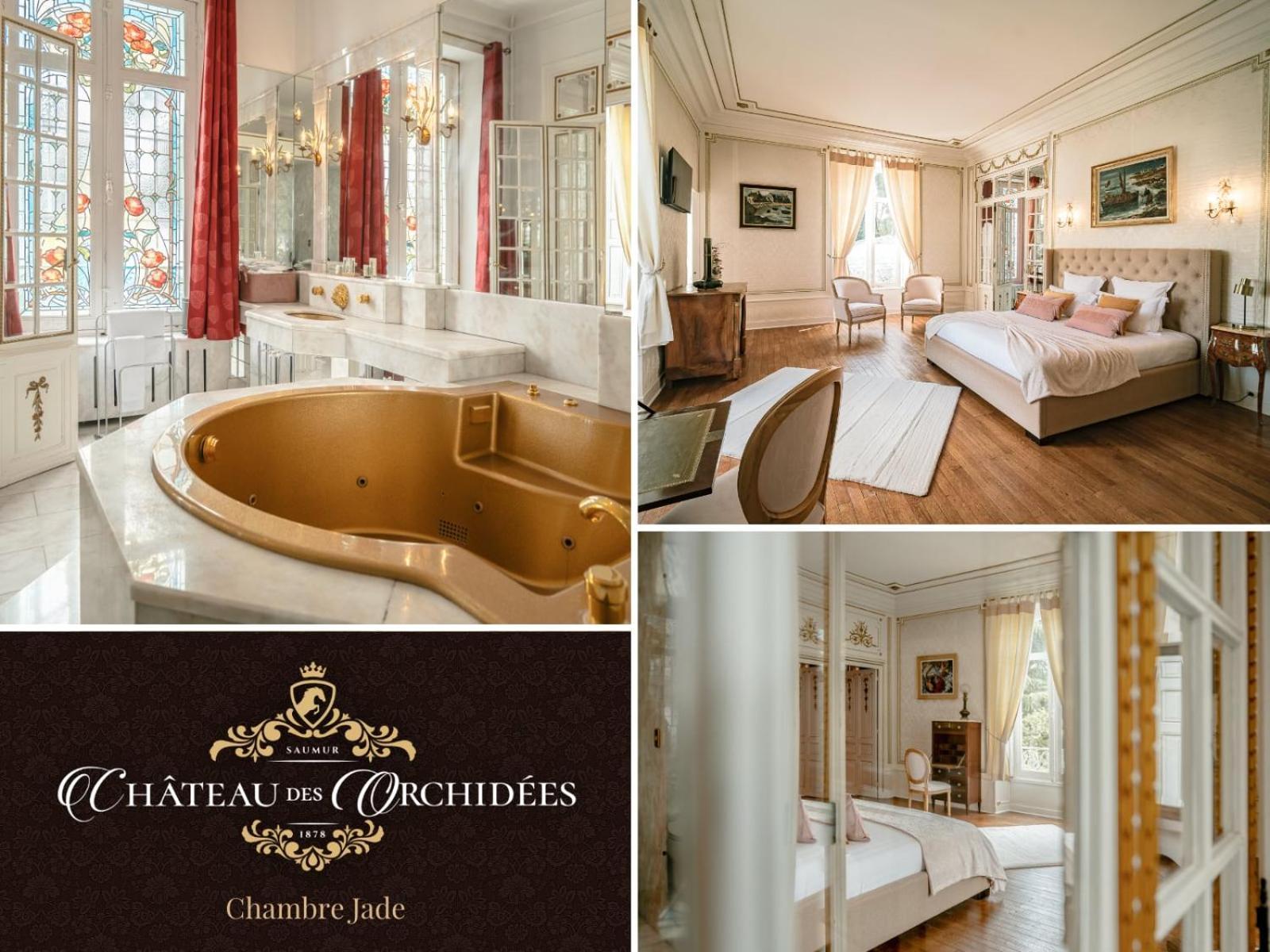 Chateau Des Orchidees En Val De Loire Saumur Exterior photo